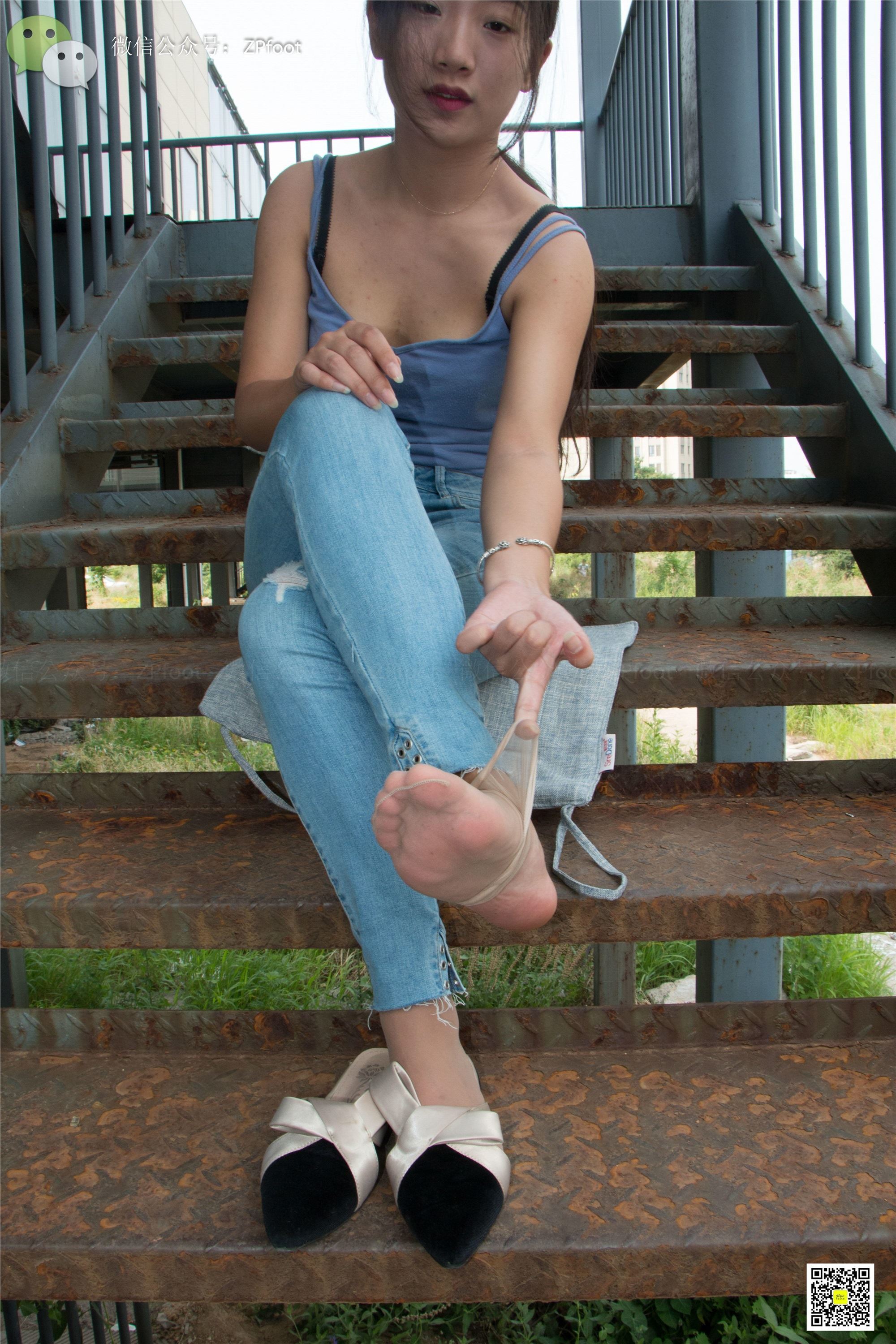 LSS山茶摄影 NO.010 芍药的短丝裸足